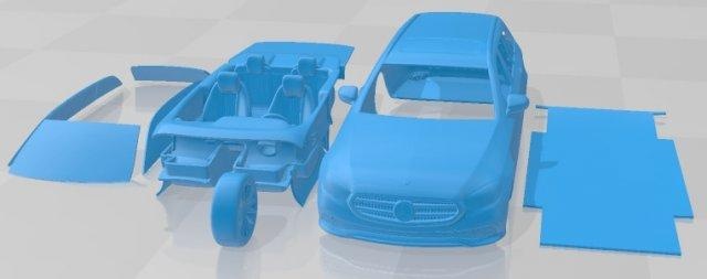 mercedes benz classe tenuta base 2021 stampabile macchina settore automobilistico fessura scalextric tamiya rc miniz passatempo micro 3d print model - Mito3D