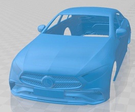 mercedes benz cls 2022 imprimible cuerpo coche vehiculo espacio scalextric Tamiya rc miniz pasatiempo micro 3d print model - Mito3D