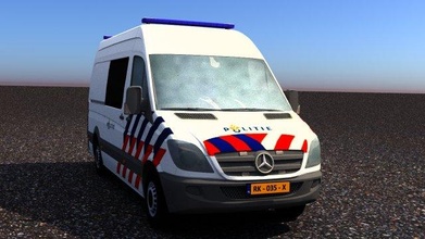 mercedes benz sprinter 311 cdi netherlands police mb mbs special netherland nl 3d print model - Mito3D