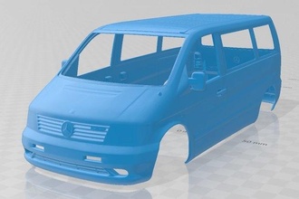 mercedes benz vito 1996 imprimable corps van 3d impression modèle in automobile 3dexport fente scalextric tamiya rc miniz loisir micro 3d print model - Mito3D