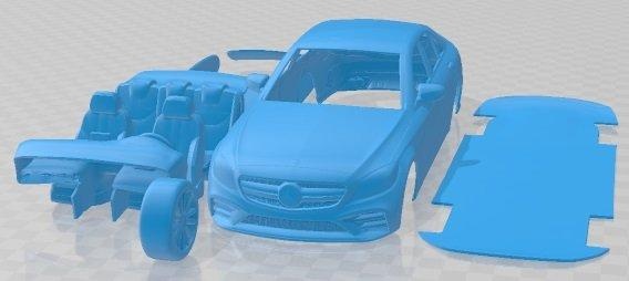 mercedes classe amg 4 matic 2019 imprimível carro automotivo fenda escalextrico Tamiya rc miniz passatempo micro diecast 3d print model - Mito3D