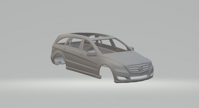 mercedes class r diecast hotwheels fenda slotcar slot car quente brinquedos carro 3dpirnt impressão imprimível 3d print model - Mito3D