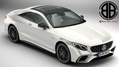 mercedes class coupe amg s63 2018 benz s-class 63 63s 2017 2019 german luxury sport detailed trunk door high resolution 3d print model - Mito3D