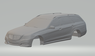 mercedes classe e tur döküm hotwheels yuvası slotcar araba amg vagon 3d print model - Mito3D
