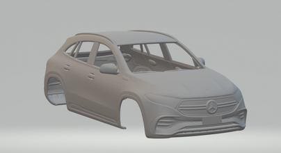 Mercedes zıplamak döküm Sıcak tekerlekler yuva slotcar slot car oyuncaklar araba 3dpirnt Yazdır baskı yazdırılabilir 3d print model - Mito3D