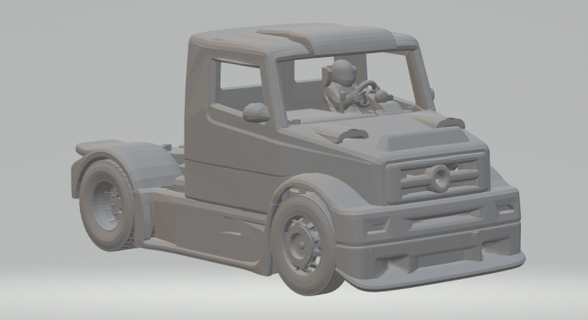 mercedes formula truck vehicle diecast hotwheels slotcar hot wheels toys print race car 3d print model - Mito3D