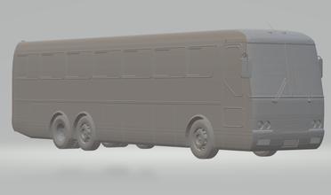 mercedes o400 rsd autobús brasil 3d impresión modelo in vehículo 3dexport fundido presión ruedas calientes scania camión entrenador benz 3d print model - Mito3D