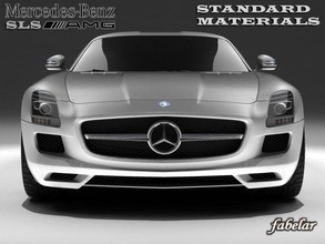 Mercedes sls amg std malzemeler benz sl 63 Alman araç araba sürücü sürme standart spor lüks hızlı hız fotogerçekçi jantlar 3d print model - Mito3D