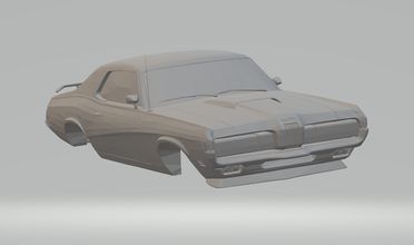 mercury cougar diecast autorama carros de carro hotwheels roush nascar 3d print model - Mito3D