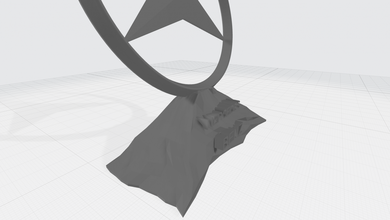 Mercedes benz logo moda takı 3d print model - Mito3D
