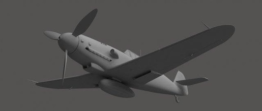 messerschmitt bf 109 3d model in fighter 3dexport me wwii german world war ii aircraft 3d print model - Mito3D