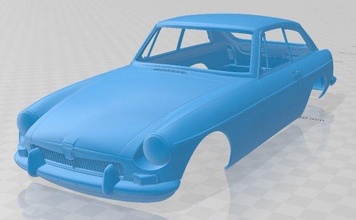 mg mgb gt 1965 yazdırılabilir vücut araba 3d yazdır model in otomotiv 3dexport yuva ölçülü tamiya rc miniz hobi mikro 3d print model - Mito3D