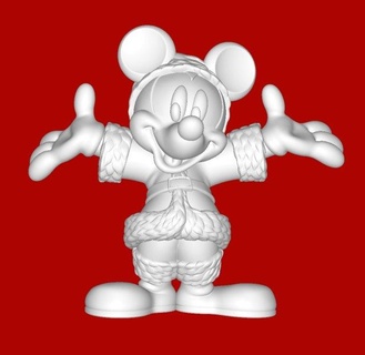 mickey mouse animais 3d print model - Mito3D