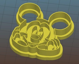 Mickey biscuit modèle disney 3d print model - Mito3D
