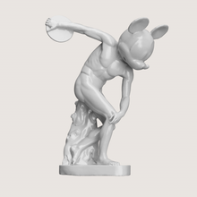 Topolino topo discoball statua antico 3d print model - Mito3D