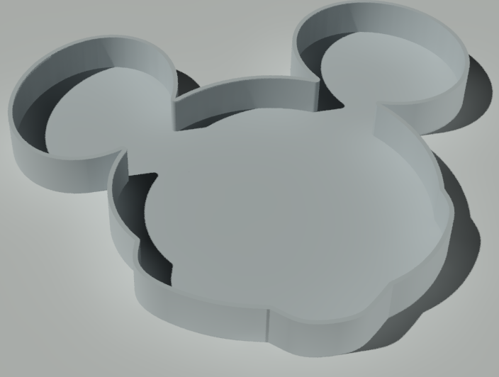 mickey maus formen 3d drucken modell küche essen 3dexport haus plätzchen 3D print model - Mito3D