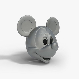 Mickey ratón casco imprimible dibujos animados disney usable estatua escultura traje cabeza máscara pasatiempo Mouse 3d print model - Mito3D