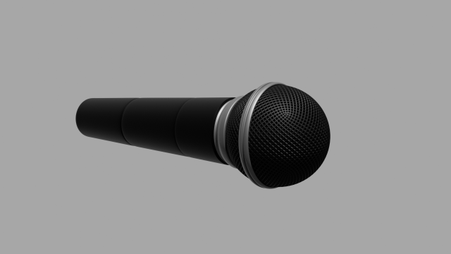 microphone audio voice music stereo technology electronic electronics microphones audio-device musical musical-instrument 3D print model - Mito3D
