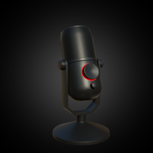 mikrofon Bedava Elektronik ses audio device müzik kulaklık Mike 3d print model - Mito3D