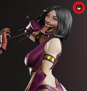 mileena stl ready printing monsters & creatures 3d print model - Mito3D