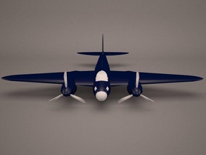 militares aeronave 40 3d modelo in lutador 3dexport jato avião bombardeiro força ar exército vray warplane 3d print model - Mito3D