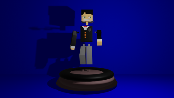 Minecraft carattere gratuito 3d Stampa modello figurine 3d print model - Mito3D