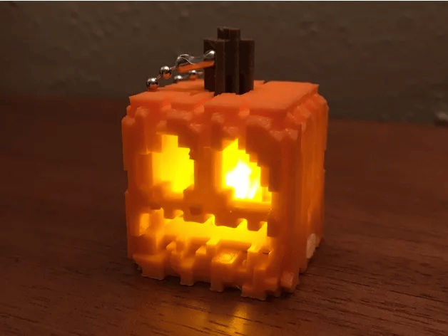 minecraft pumpkin lantern 3d printing memes 3dprint 3dmodel stl 3D print model - Mito3D