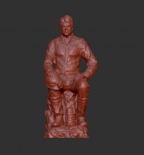 miner 3d print model in sculpture 3dexport man underground miners mining statue sculpt figurines art sculpts character 3d print model - Mito3D