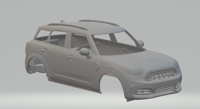 mini compatriote 3d impression modèle in véhicule 3dexport moulé pression slot voiture fente chaud roues chaudes rc 3D print model - Mito3D