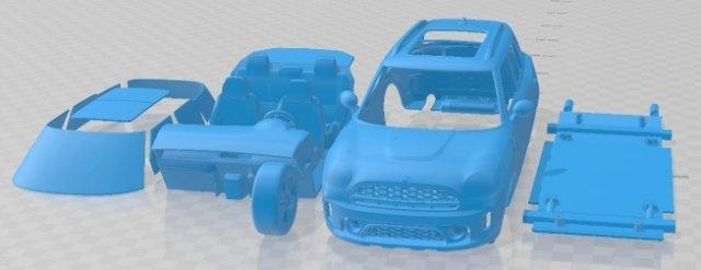 mini compatriota 2021 imprimible coche vehiculo automotor espacio scalextric Tamiya rc miniz pasatiempo micro fundido presión 3d print model - Mito3D