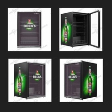 mini fridge - becks drink beverages bottle cans commercial cooler frizer cafe coca beer refrigerator 3d print model - Mito3D