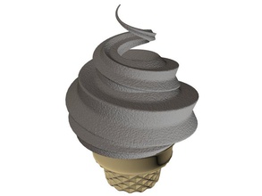 mini sorvete gelo creme 3d print model - Mito3D