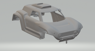 mini jcw buggy 3d print model in vehicle 3dexport diecast slot-car slotcar slot car hot hotwheels rc 3d print model - Mito3D