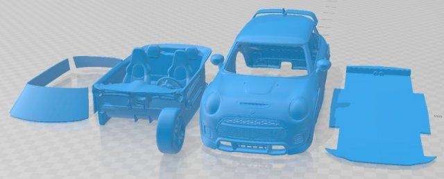 mini John tonnelier travaux gp 2020 imprimable voiture automobile fente scalextric tamiya rc miniz loisir micro 3d print model - Mito3D
