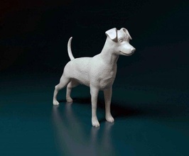 miniature pinscher dog animal pet printready printable stl obj mini toy zwerg doberman 3d print model - Mito3D