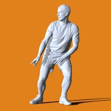 miniatura pose personas 15 3d 3dmodel cg juego stl obj humano hombre masculino mujer hembra niña chico personaje 3dprint imprimible 3dscan 3d print model - Mito3D