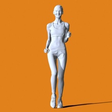 miniatura pose personas 18 3d 3dmodel cg juego stl obj humano hombre masculino mujer hembra niña chico personaje 3dprint imprimible 3dscan 3d print model - Mito3D
