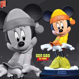 minnie rato alegre Natal animais minniemouse mouse mickey desenho animado Disney 3dprint 3dprinting estátua figura 3d print model - Mito3D