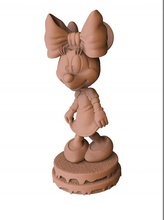 minnie mouse 3d print model in figurines 3dexport mickey walt disney cartoons disneyland printable statue miniature scrooge mcduck pluto donald dale roquefort rescuers-chip darkwing duck 3d print model - Mito3D