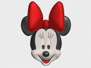 minnie mouse minnie minnie-mouse cartoon character printable 3d-print