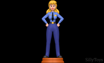 miranda wright - bonkers 3d print model in woman 3dexport disney cop office police female blond 3d print model - Mito3D
