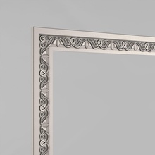 espelho 44 3d impressão modelo in escultura 3dexport decoração esculpido medalhões rosetas clássico tradicional moldagem mísula parede arquitetônico enfeite cornce frontão cartuche decorar 3d print model - Mito3D