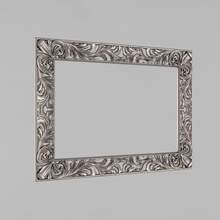 miroir cadre 52 3d impression modèle in 3dexport cnc stl décor 3d print model - Mito3D
