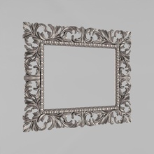 miroir cadre 53 3d impression modèle in 3dexport cnc stl décor art 3d print model - Mito3D