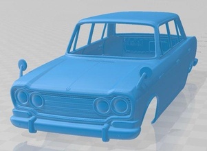 mitsubishi colt 1500 sedan 1965 printable body car slot scalextric tamiya rc miniz hobby micro 3d print model - Mito3D