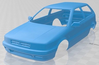 mitsubishi potro 1988 imprimível corpo carro 3d impressão modelo in automotivo 3dexport fenda escalextrico tamiya rc miniz passatempo micro 3d print model - Mito3D