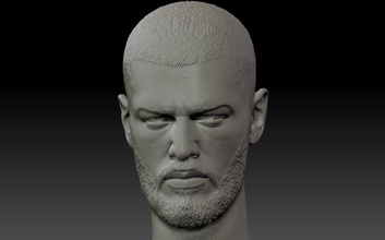 miyagi head 3d print model in man 3dexport bust charecter legend hip hop russian endspiel 3d print model - Mito3D