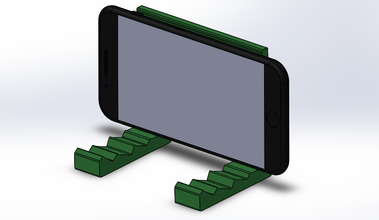 móvel suporte 3d impressão modelo in 3dexport celular iphone iphone8 fatorista ângulo ficar pé ajustar ajustável imprimível 3d print model - Mito3D