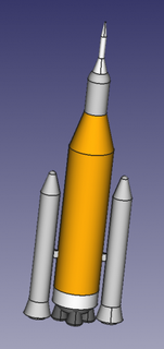 modelo Artemis 1 livre veículo artemis universo lua 3d print model - Mito3D