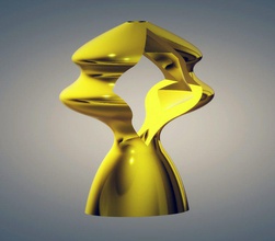 modern dual köpfe skulptur 3d drucken datei modell dekor 3dexport haushaltswaren dekoration innere design geschenk vase vasen kunst haushalt haus zubehör halter unterstützung 3d print model - Mito3D